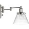 Progress Lighting Hinton Collection Brushed Nickel Swing Arm Wall Light P710084-009 - alternate 4